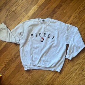 Mickey White Sweater